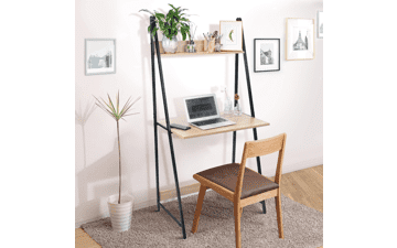 SpringSun 2-Tier Ladder Computer Desk