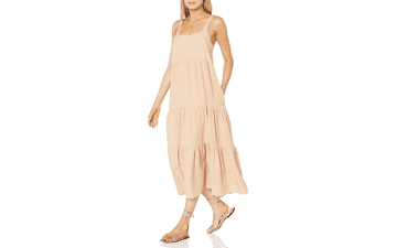 The Drop Women's Britt Tiered Maxi Tent Dress