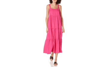 The Drop Women's Britt Tiered Maxi Tent Dress