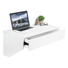 VIVO White Wall Mounted Desk