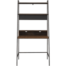 Walker Edison Modern Wood Ladder Computer Desk