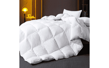 WhatsBedding Feather Comforter