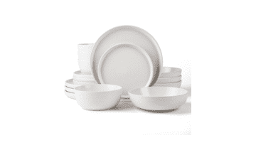 ARORA SKUGGA Round Stoneware Dinnerware Set