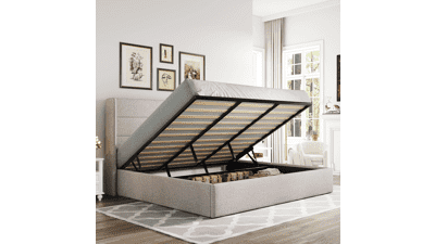 Allewie King Size Lift Up Storage Bed