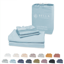 Bella Coterie Luxury Queen Size Bamboo Sheet Set