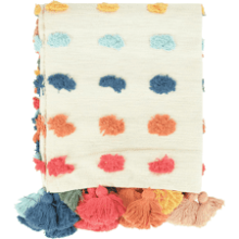 Creative Co-Op Multicolor Throw Blanket