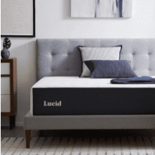 LUCID 14 Inch Memory Foam Mattress