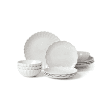 Lenox French Perle Scallop Dinnerware Set