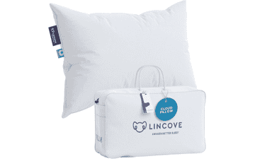 Lincove Cloud Natural Canadian White Down Luxury Sleeping Pillow