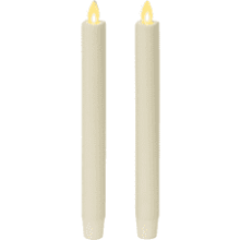 Luminara Set of 2 Moving Flame LED Tapers