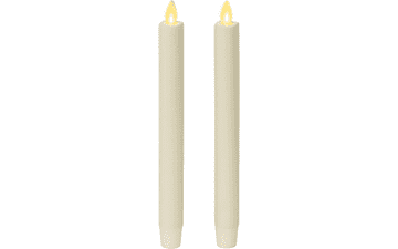 Luminara Set of 2 Moving Flame LED Tapers