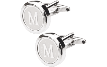 Mens Initial Cufflinks