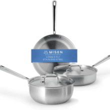 Misen 5-Ply Stainless Steel Cookware Set