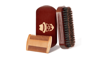 Natural Beard Brush with Boar Bristle