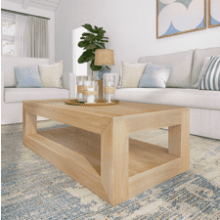 Plank+Beam Modern Rectangular Coffee Table