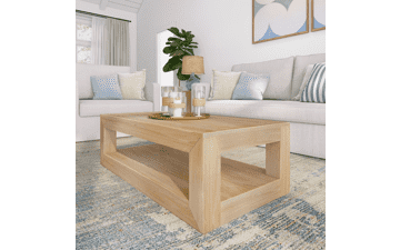 Plank+Beam Modern Rectangular Coffee Table