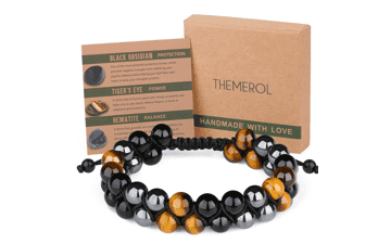 Teen Boy Gifts: Triple Protection Beaded Bracelet