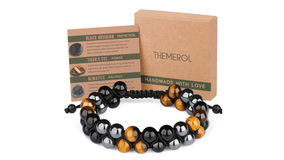 Teen Boy Gifts: Triple Protection Beaded Bracelet