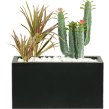 Wallowa Metallic Heavy Rectangle Planter Box