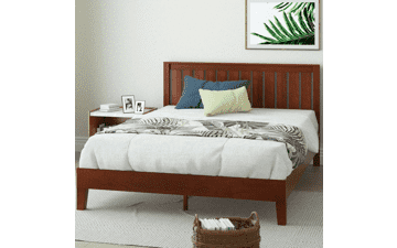 ZINUS Vivek Deluxe Wood Platform Bed Frame