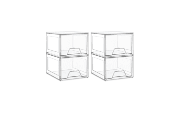 4 Pack Makeup Organizer