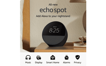 Amazon Echo Spot Smart Alarm Clock