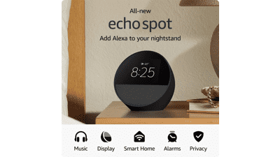 Amazon Echo Spot Smart Alarm Clock