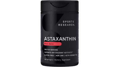 Astaxanthin Softgels with Organic Coconut Oil