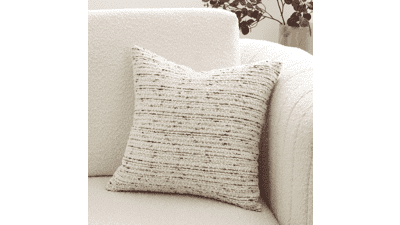 DOMVITUS Pillow Covers - Ivory White