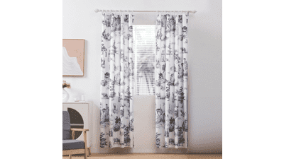 Farmhouse Blackout Curtains 2 Panels