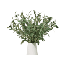 Faux Olive Branches for Vase