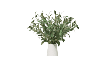 Faux Olive Branches for Vase