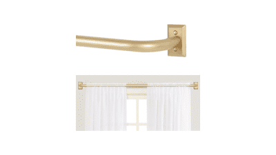 Gold Wrap Around Curtain Rods