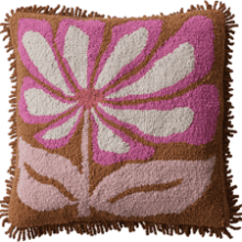 Pink Cotton Punch Hook Pillow