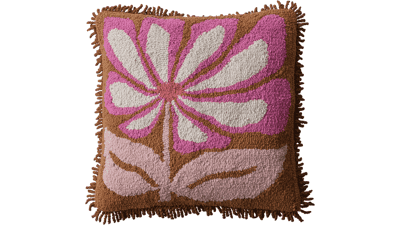 Pink Cotton Punch Hook Pillow