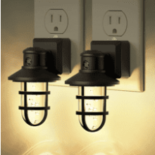 Vintage LED Night Light 2 Pack