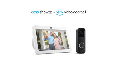 Echo Show 8 Bundle with Video Doorbell