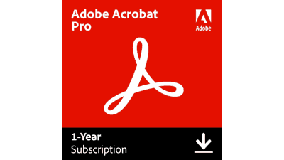 Adobe Acrobat Pro PDF Software