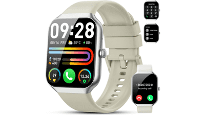 1.96" HD Smartwatch: Fitness & Calls