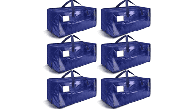 6 Pack Heavy Duty Moving Totes