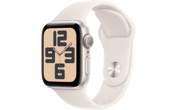 Apple Watch SE 2nd Gen: Starlight Aluminium, 40mm GPS Smartwatch