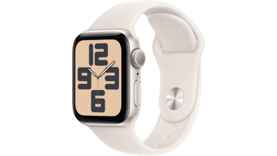 Apple Watch SE 2nd Gen: Starlight Aluminium, 40mm GPS Smartwatch