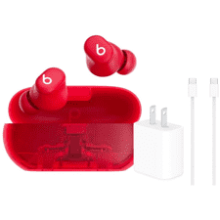 Beats Solo Buds - Transparent Red Wireless Earbuds