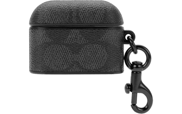 Coach Signature AirPods Pro Case - Charcoal