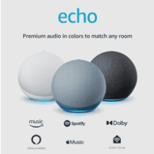 Echo Smart Speaker with Premium Sound - Twilight Blue