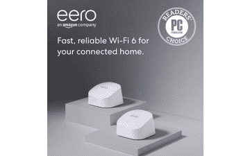 Eero 6 Mesh WiFi System: Fast, Reliable Whole Home Coverage