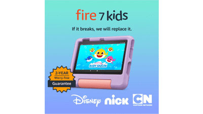 Fire 7 Kids Tablet: 7-inch, 16 GB, Purple