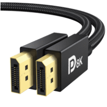 IVANKY 8K DisplayPort 1.4 Cable: 8K@60Hz, 4K@144Hz, 2K@240Hz