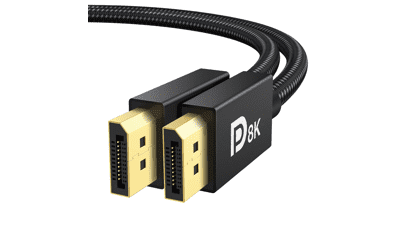 IVANKY 8K DisplayPort 1.4 Cable: 8K@60Hz, 4K@144Hz, 2K@240Hz