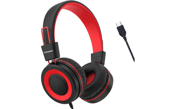 Kids USB-C Headphones: Volume Limited & Foldable